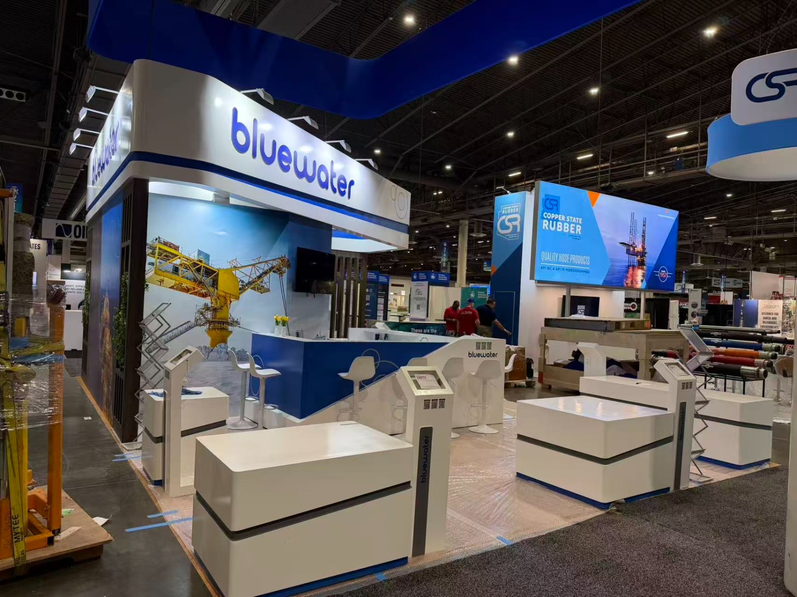 Bluewater stand at OTC