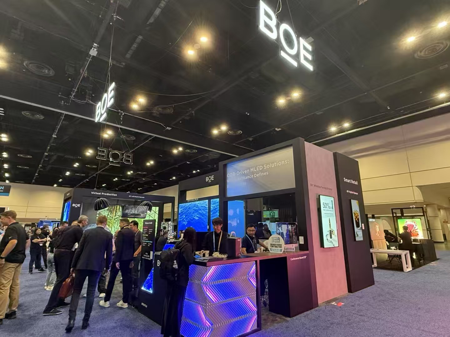 BOE stand at InfoComm