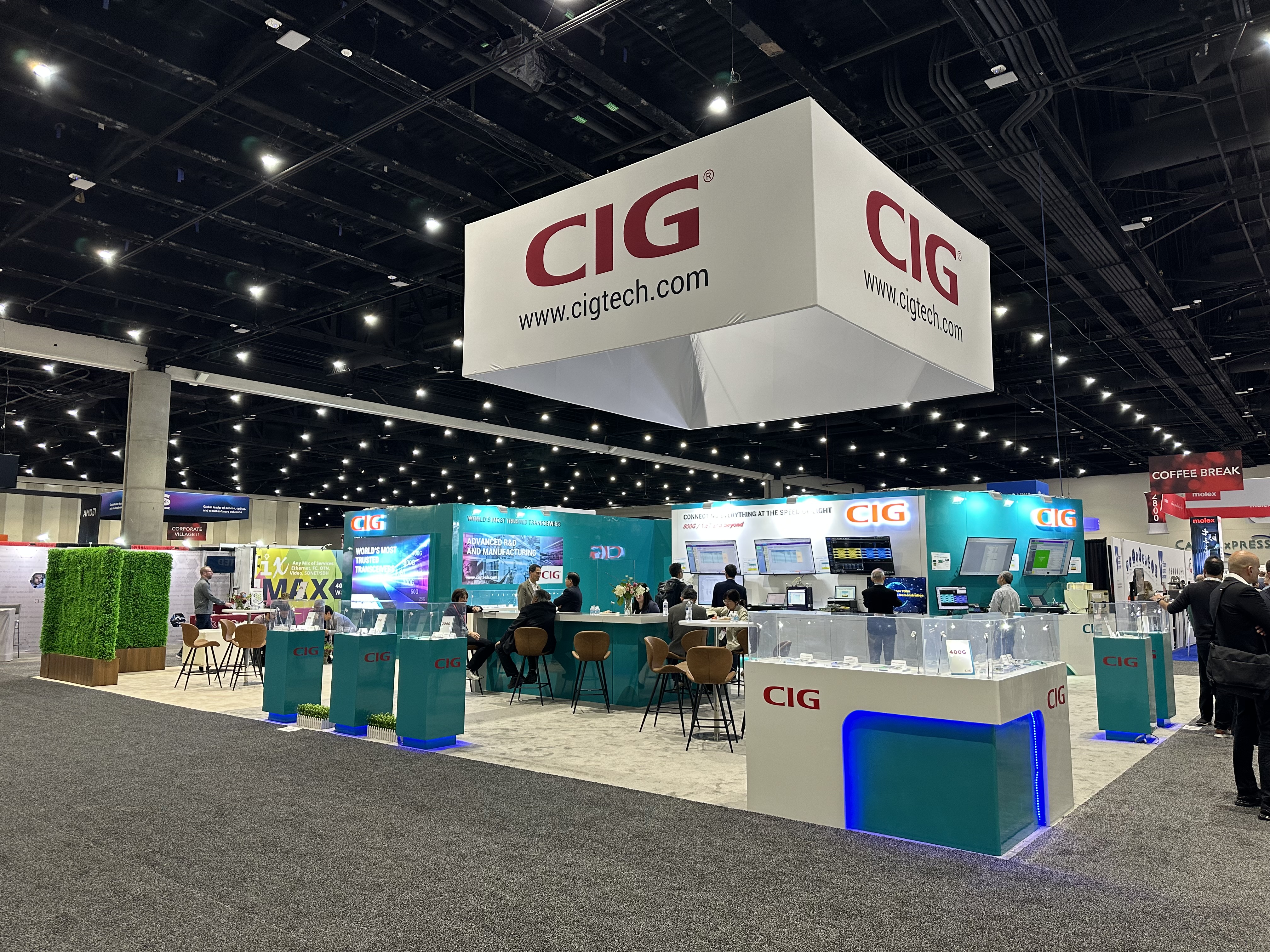 CIG stand at OFC