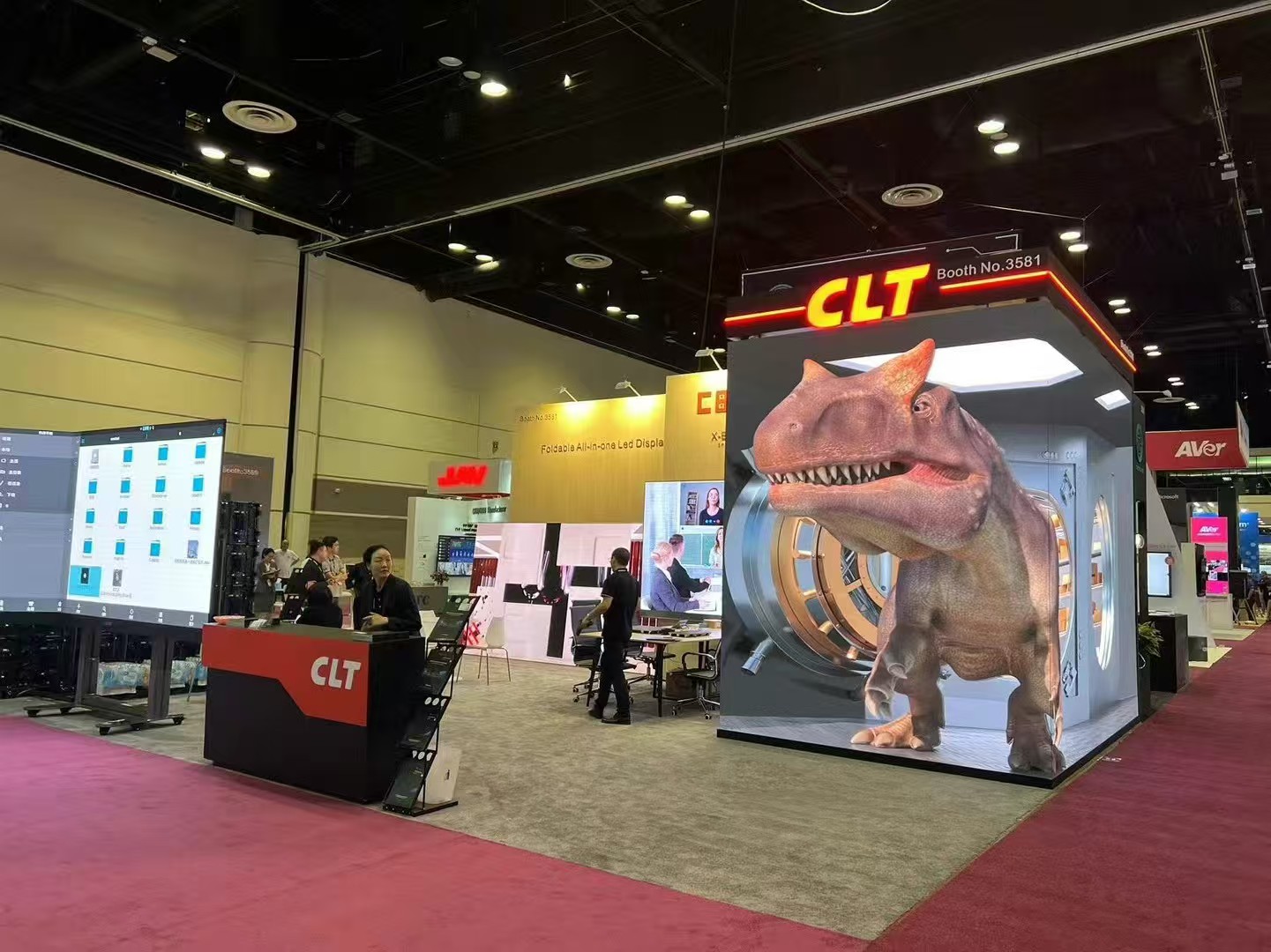 CLT stand at InfoComm