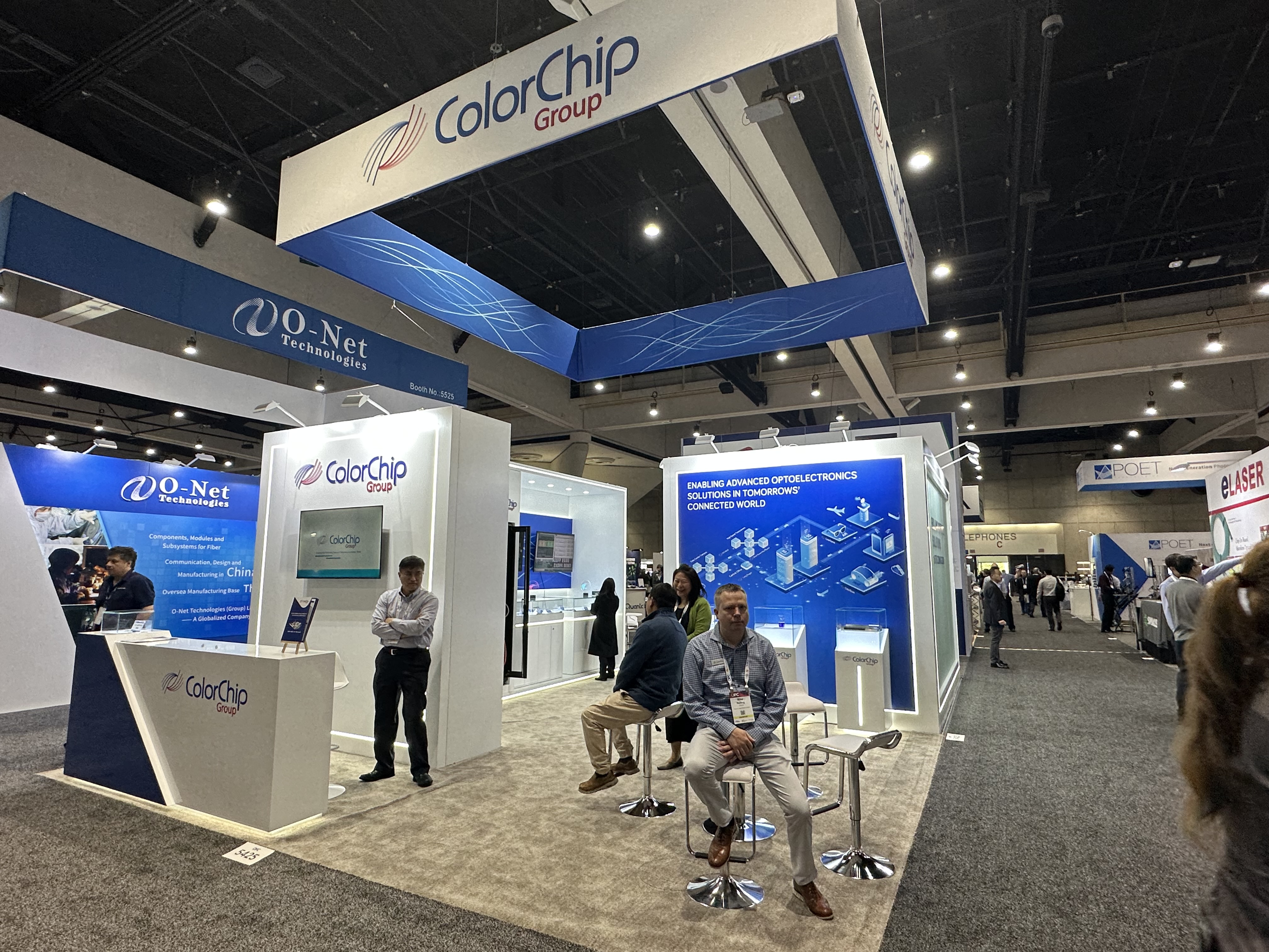 ColorChip Group stand at OFC