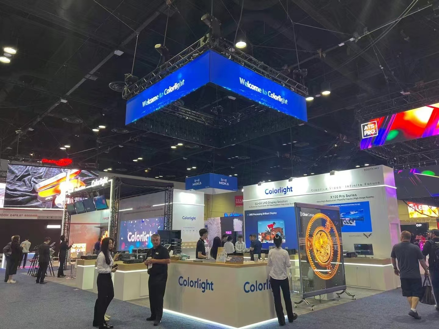 Colorlight stand at InfoComm