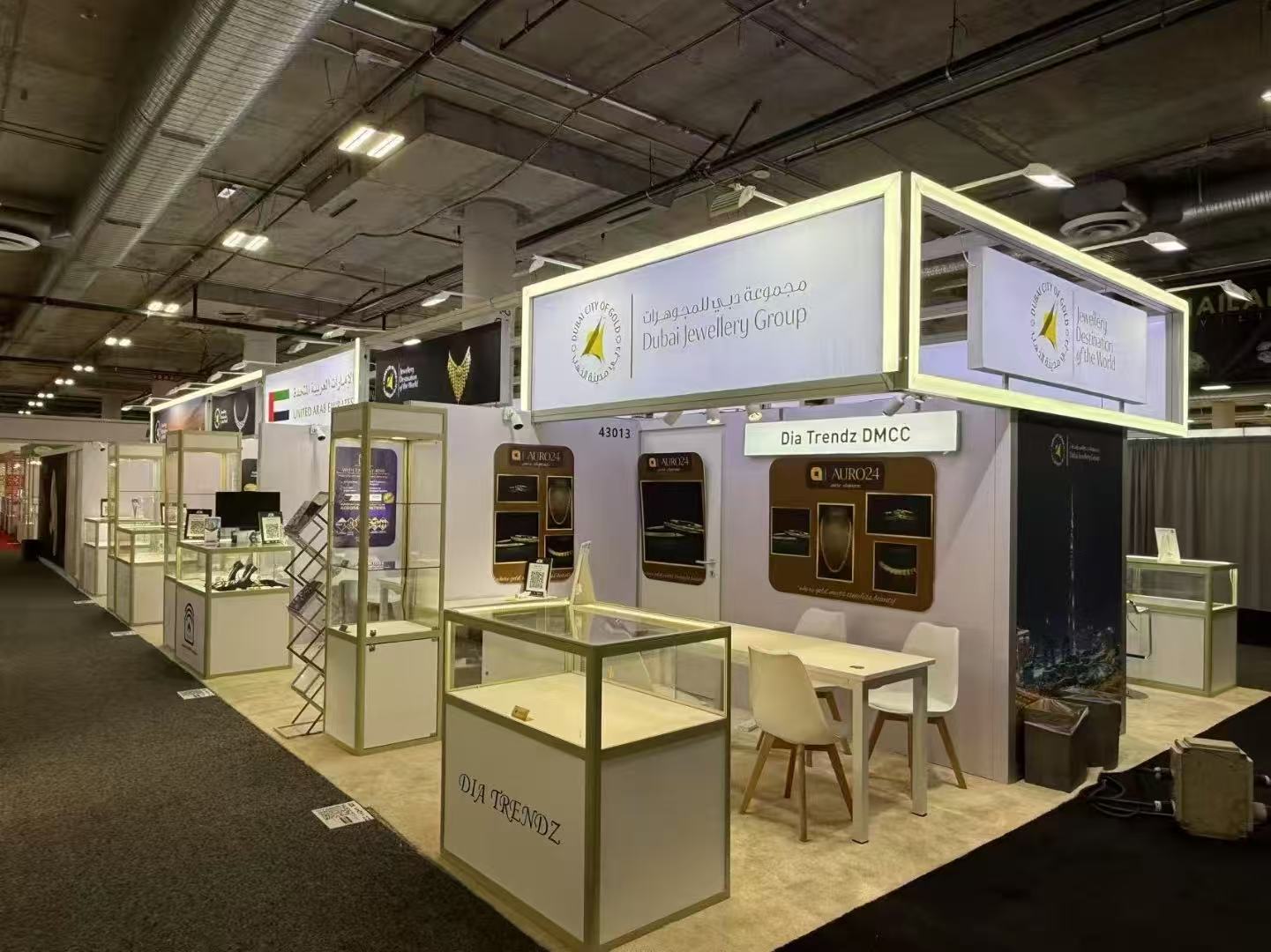 Dubai Jewellery Group stand at JCK