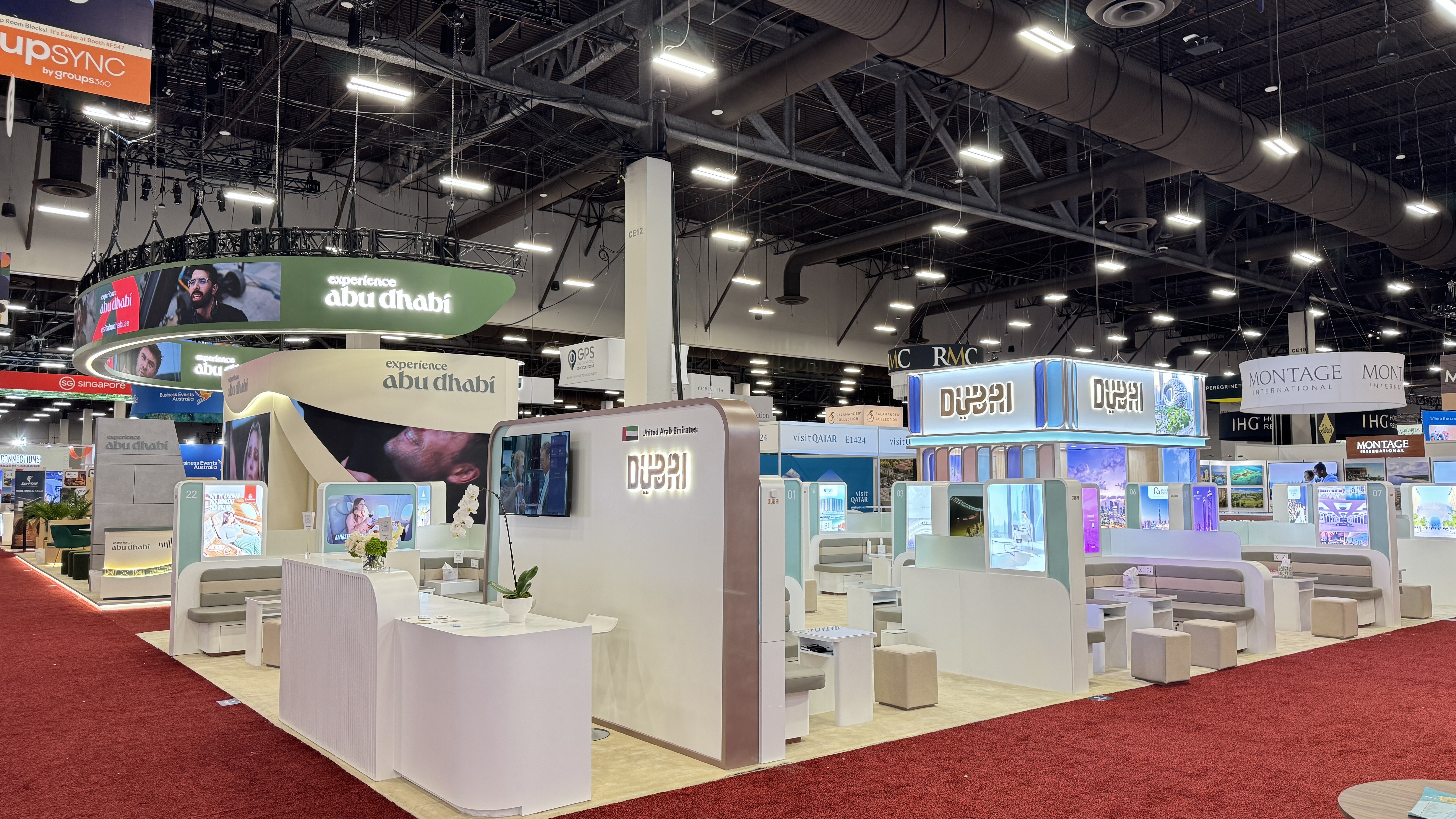 Dubai Pavilion stand at IMEX America