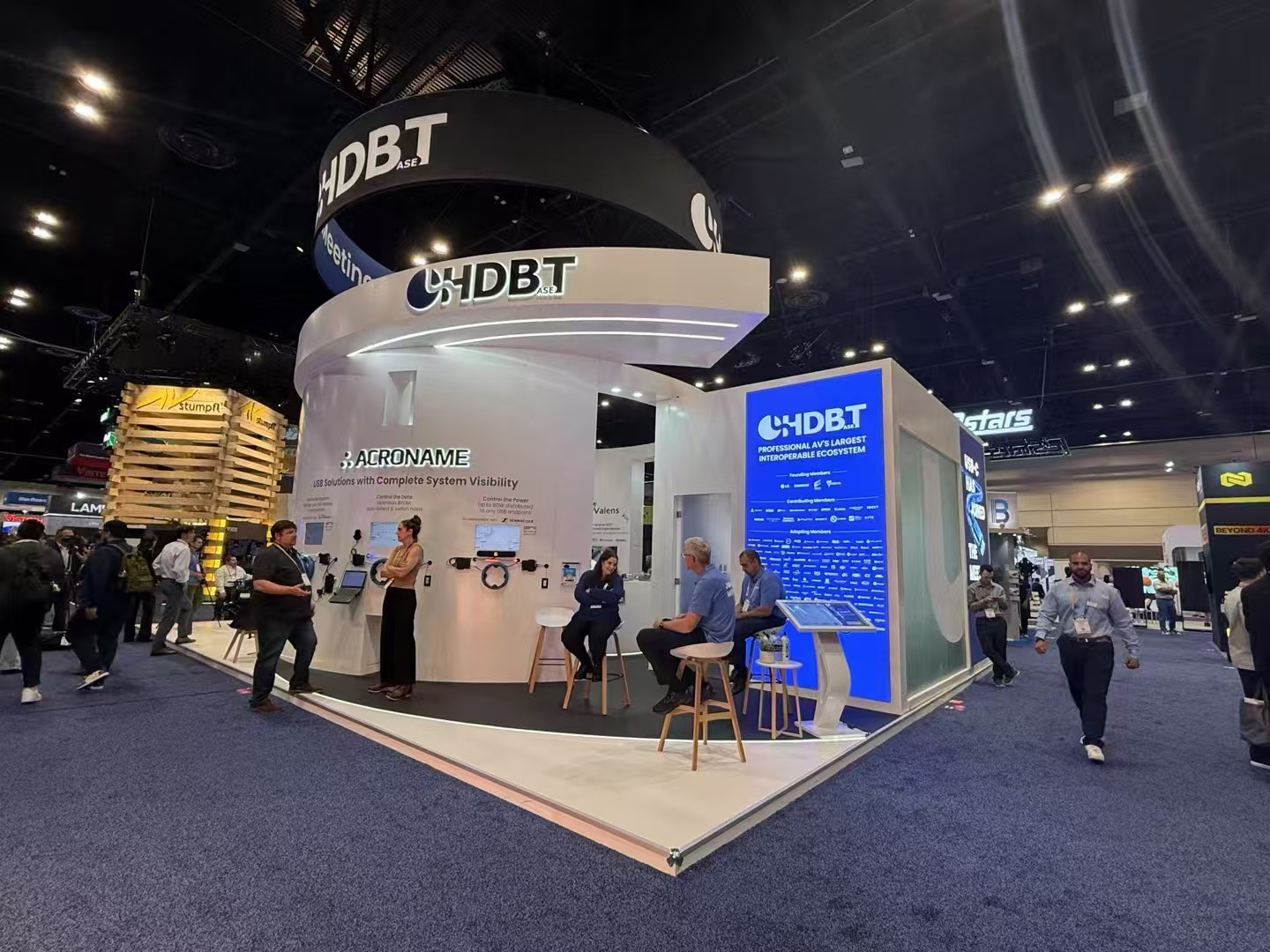 HDBaseT Alliance stand at InfoComm