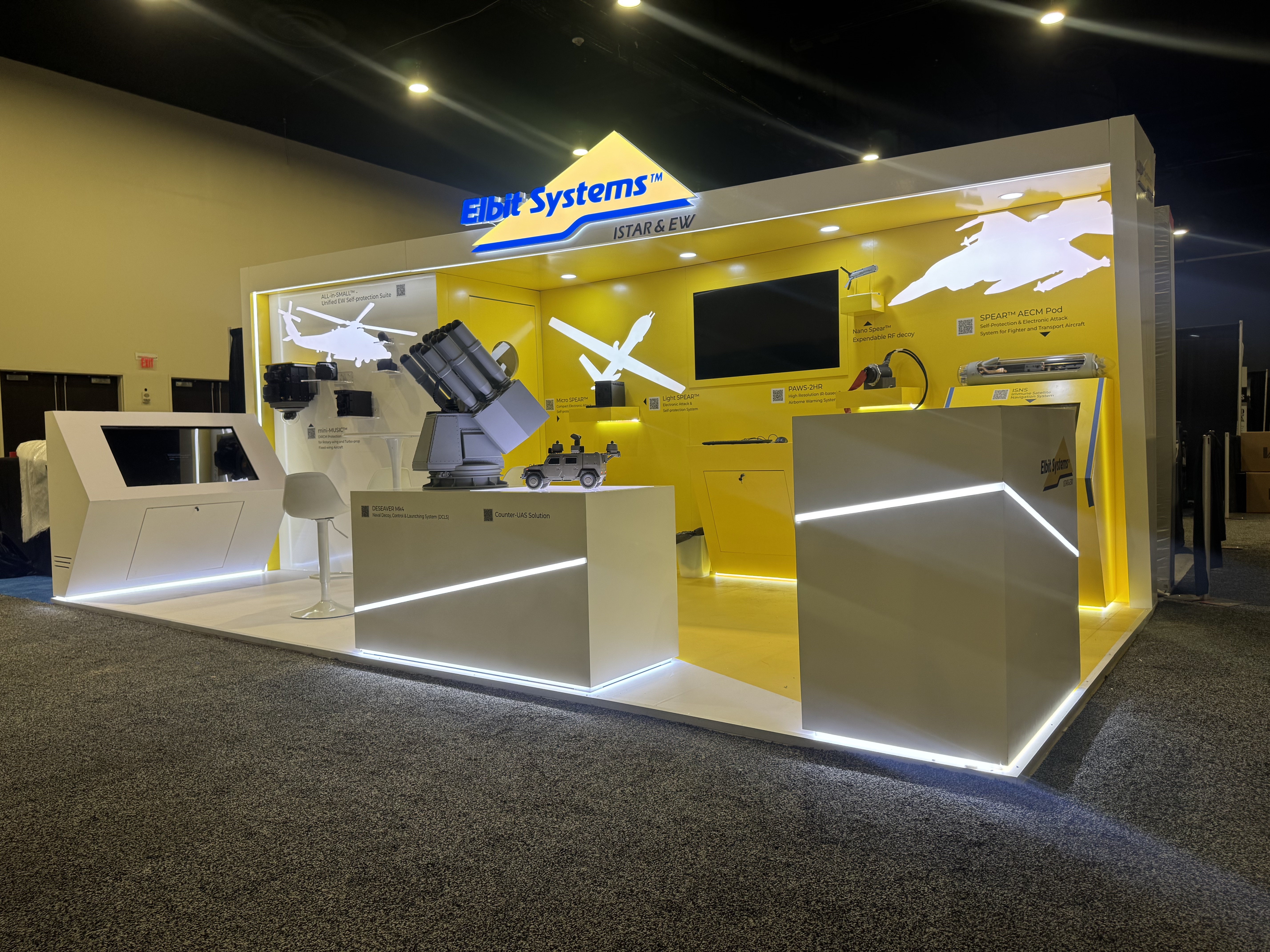 Elbit Systems stand at Sea-Air-Space