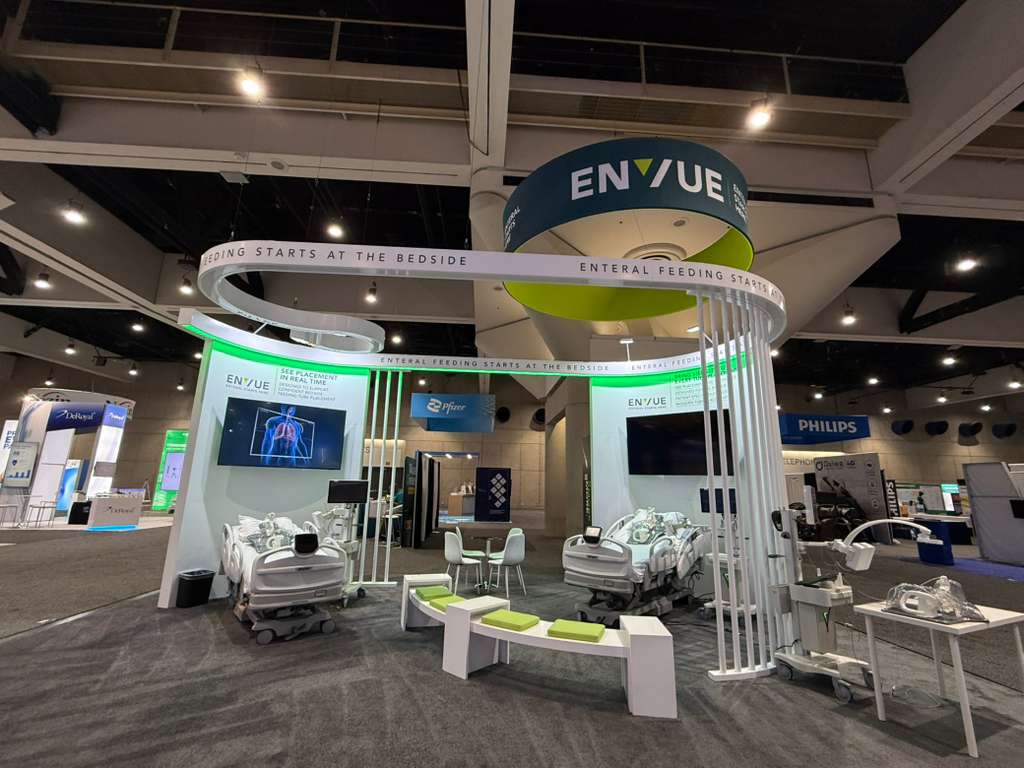 ENVUE stand at Hospital & Healthcare Expo