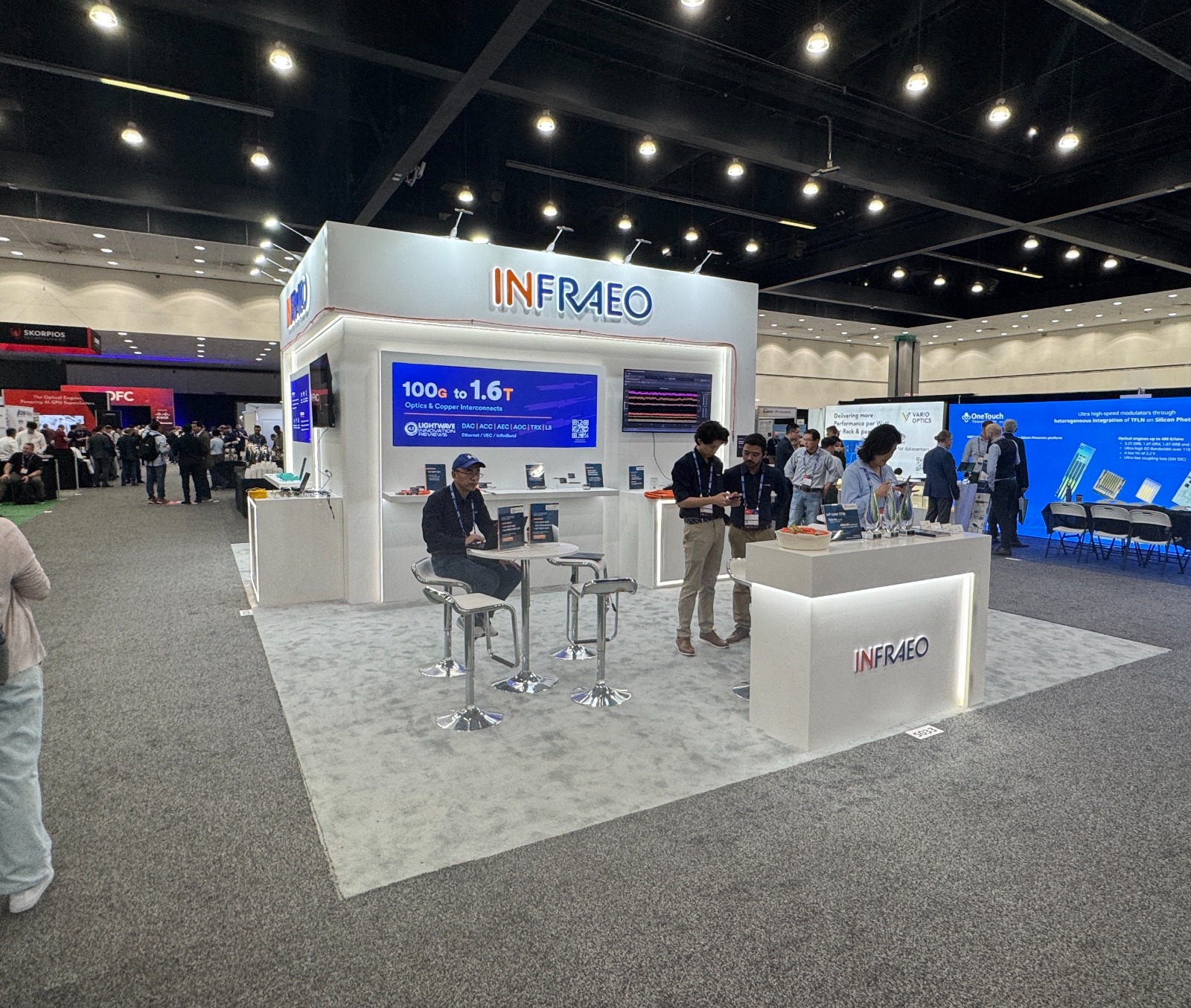 Infraeo stand at OFC