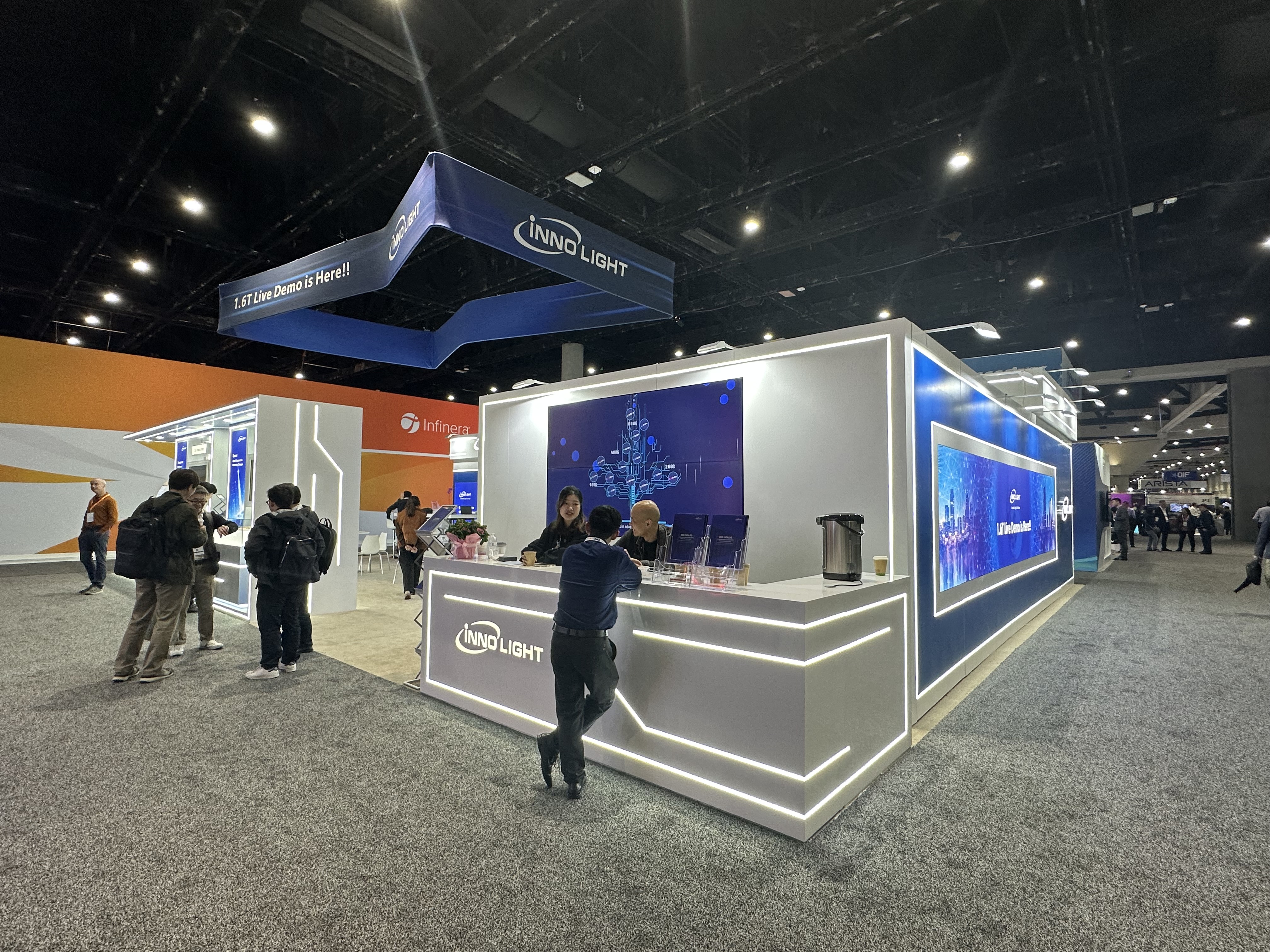 InnoLight — Live Demo stand at OFC