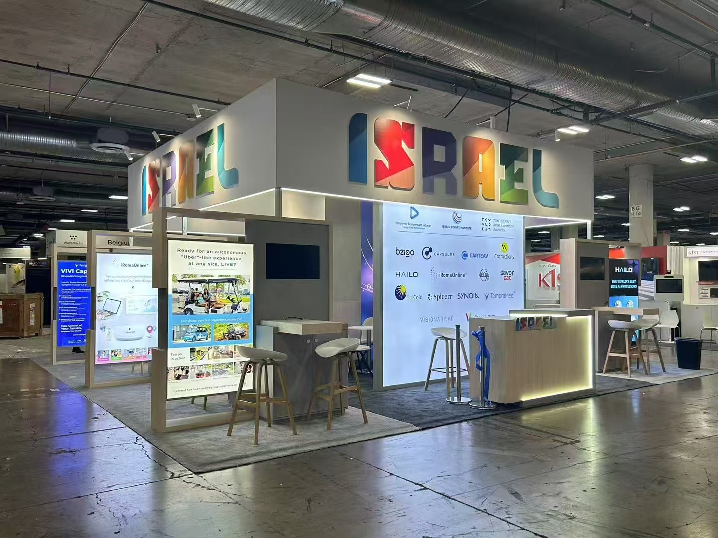 Israel Pavilion stand at CES