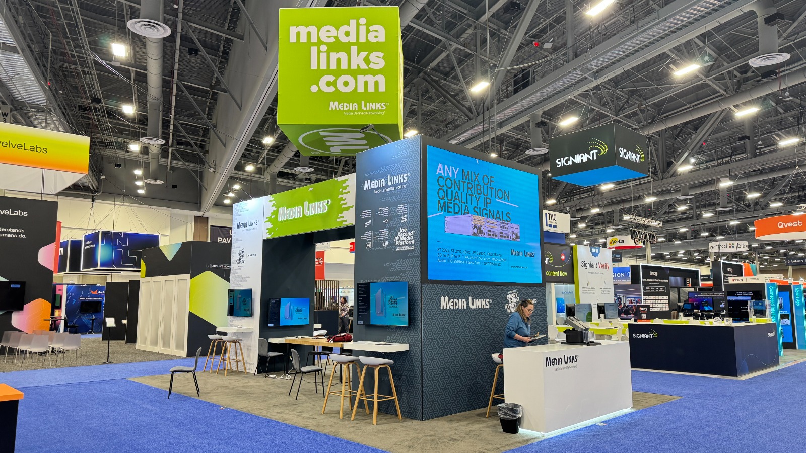Media Links stand at NAB Show