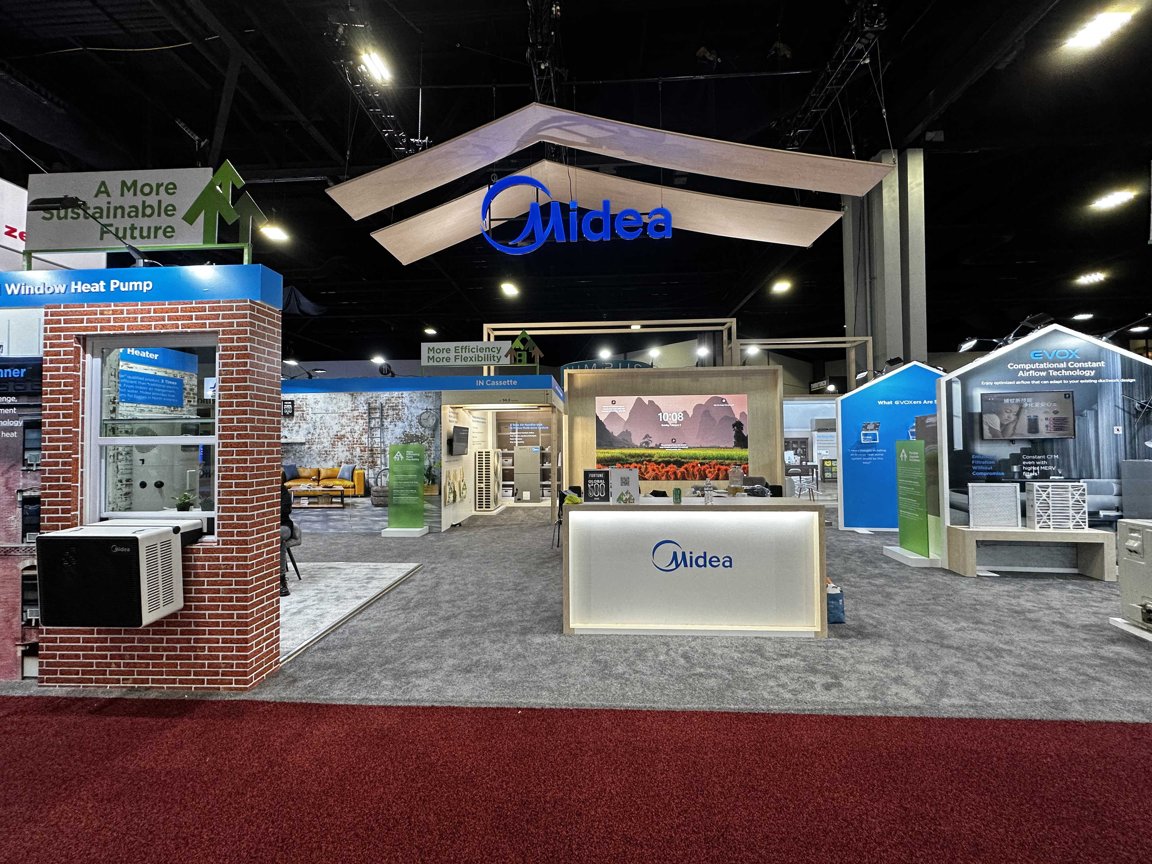 Midea stand at AHR Expo