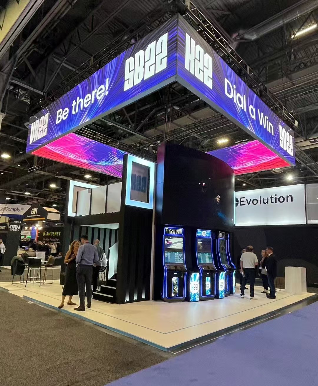SB22 stand at Global Gaming Expo
