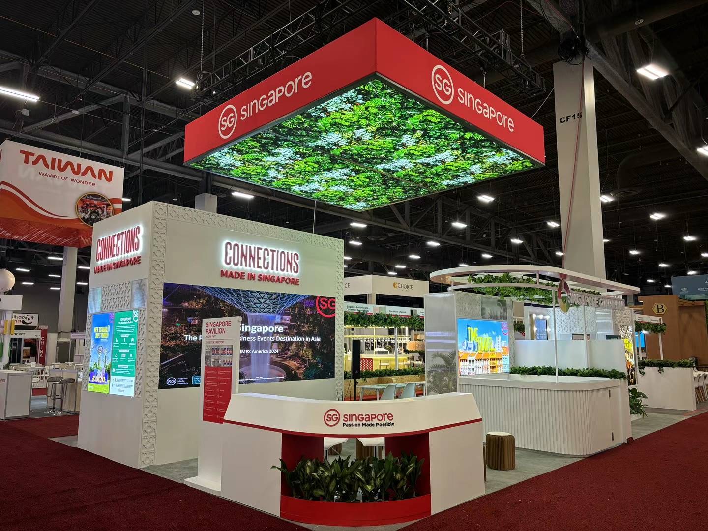 Singapore — Reimagine stand at Seatrade Cruise