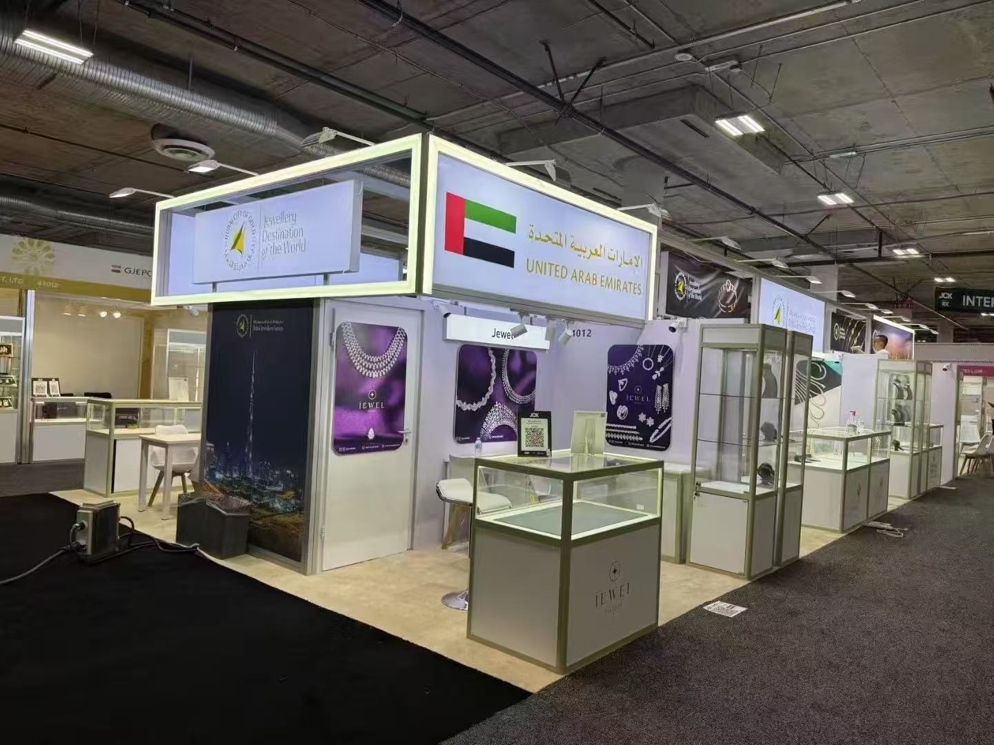 UAE Jewellery stand at JCK