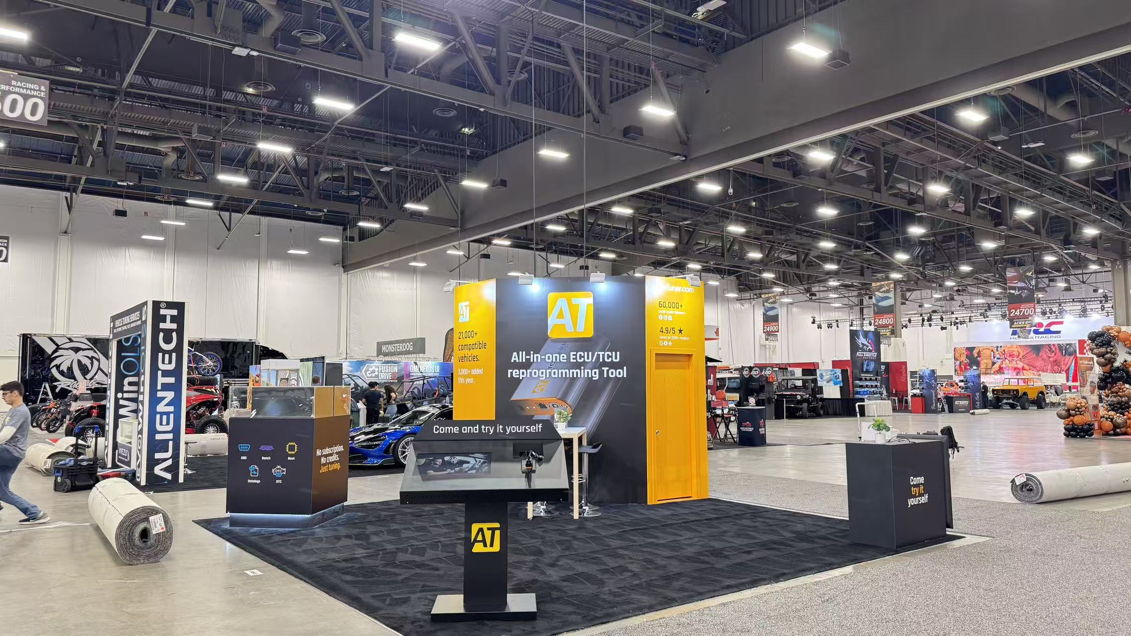 Viezu Technologies stand at SEMA