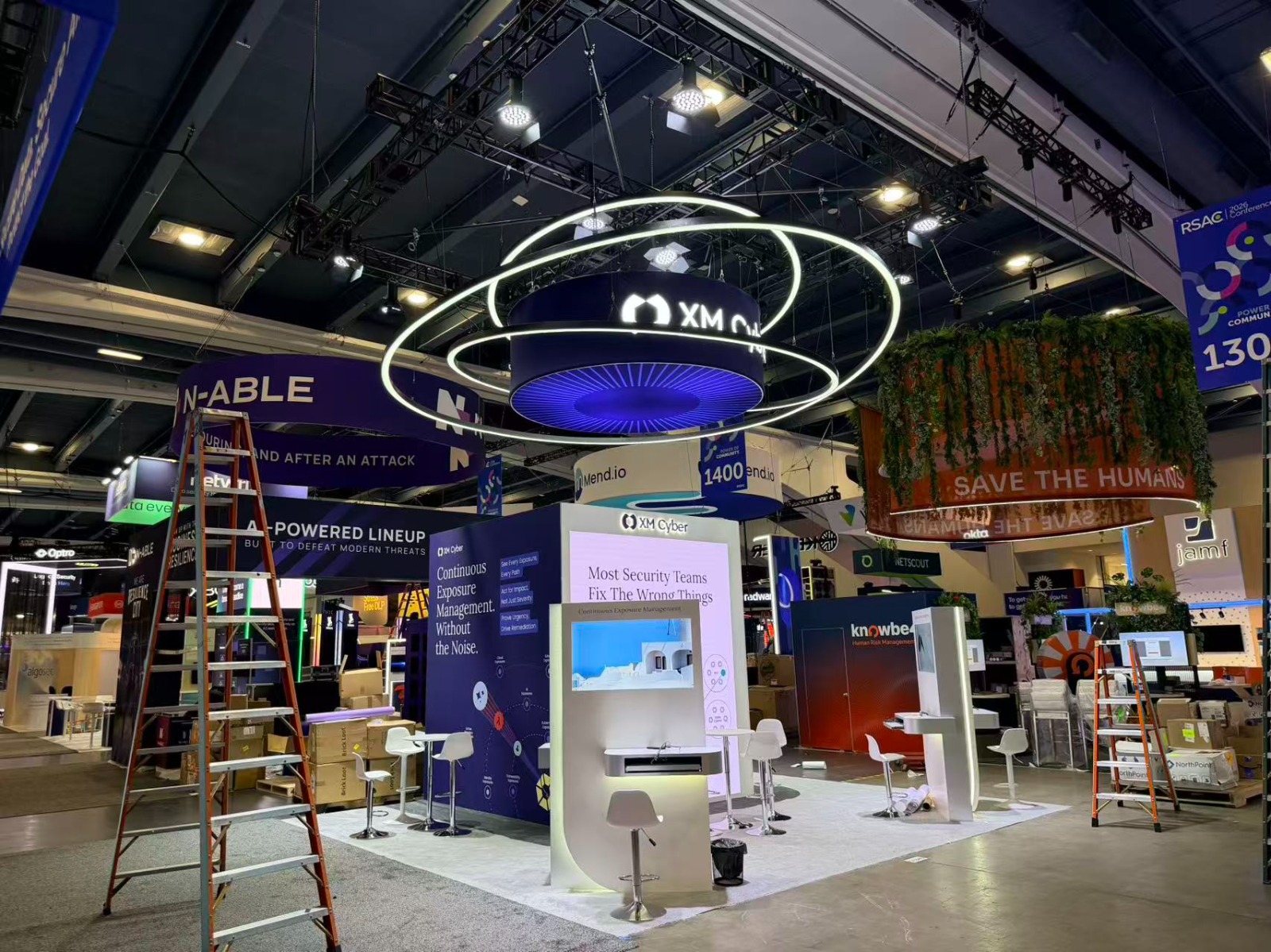 XM Cyber stand at RSAC