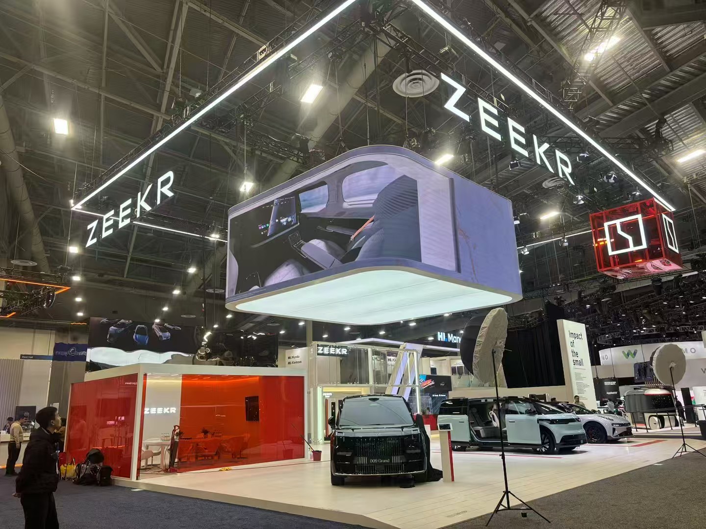 ZEEKR stand at CES