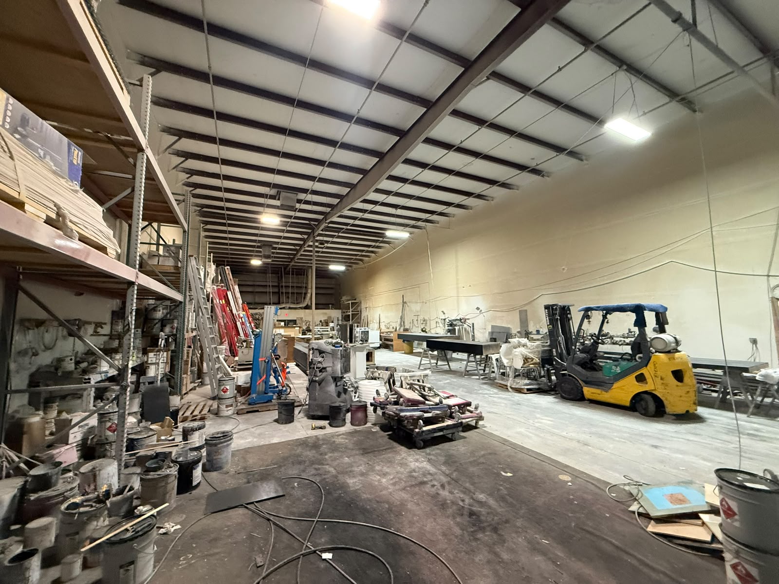 Custom exhibit fabrication inside the ET Expo workshop in Las Vegas