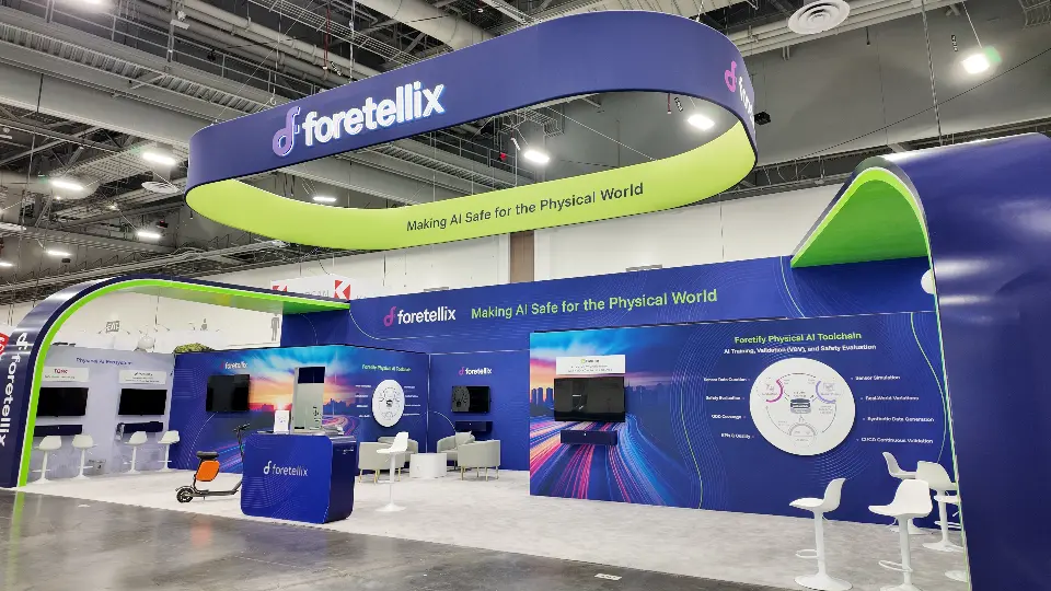 Foretellix trade show exhibit at CES 2026 in Las Vegas