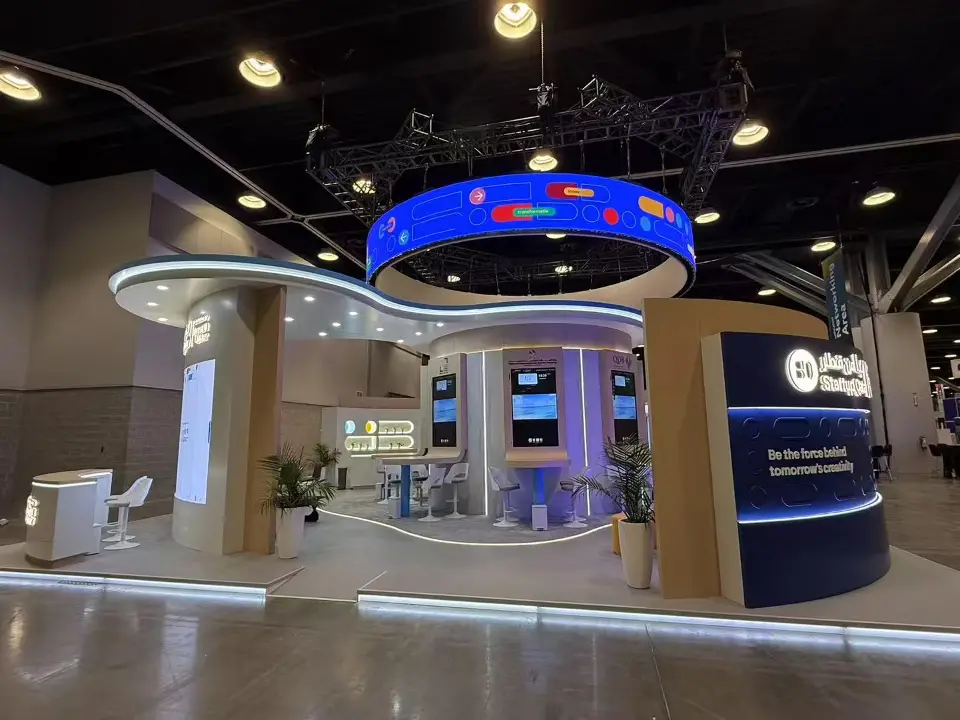 Qatar trade show exhibit at Websummit Canada 2025