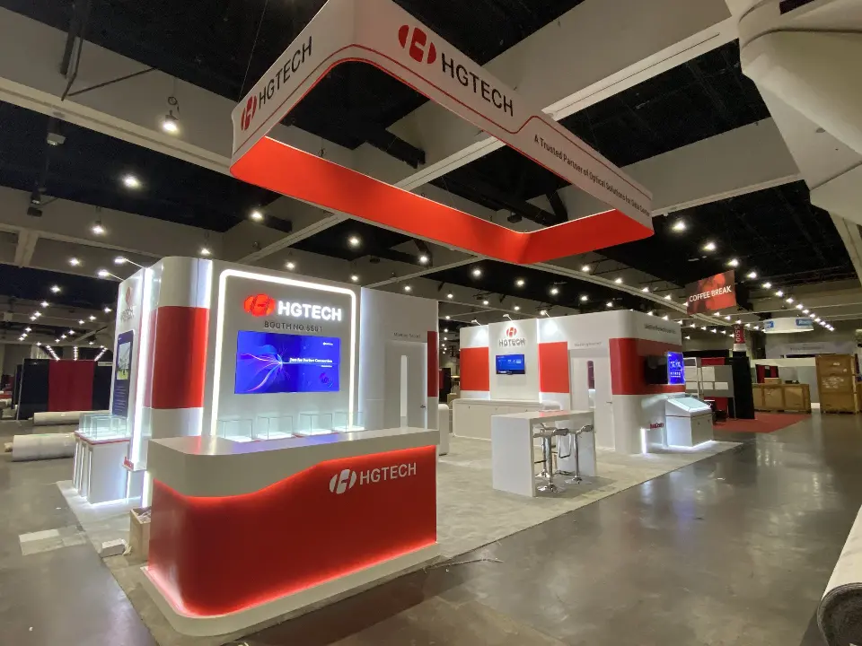 Wider front view showing the counter and the rectangular hanging sign