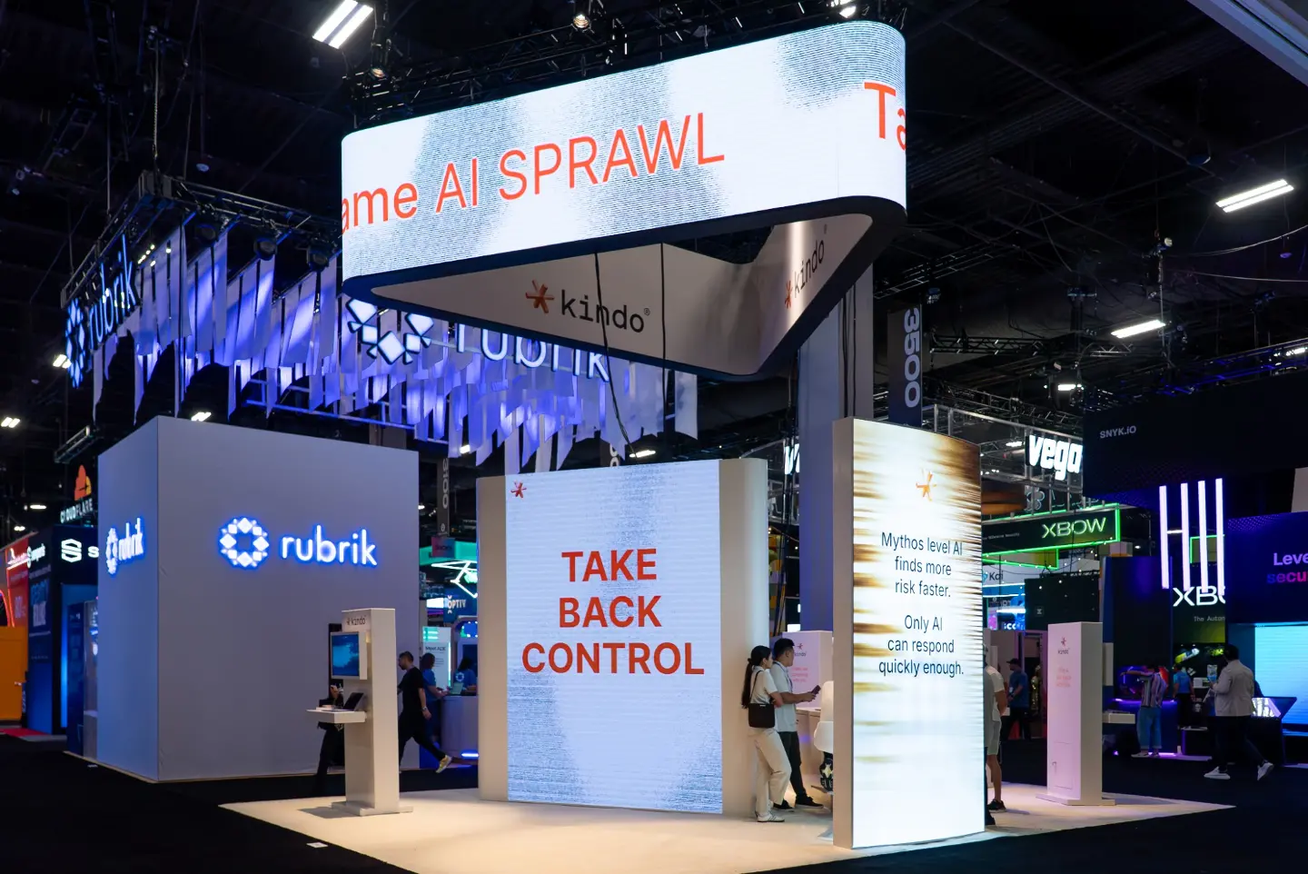 KINDO booth detail at Black Hat USA 2026