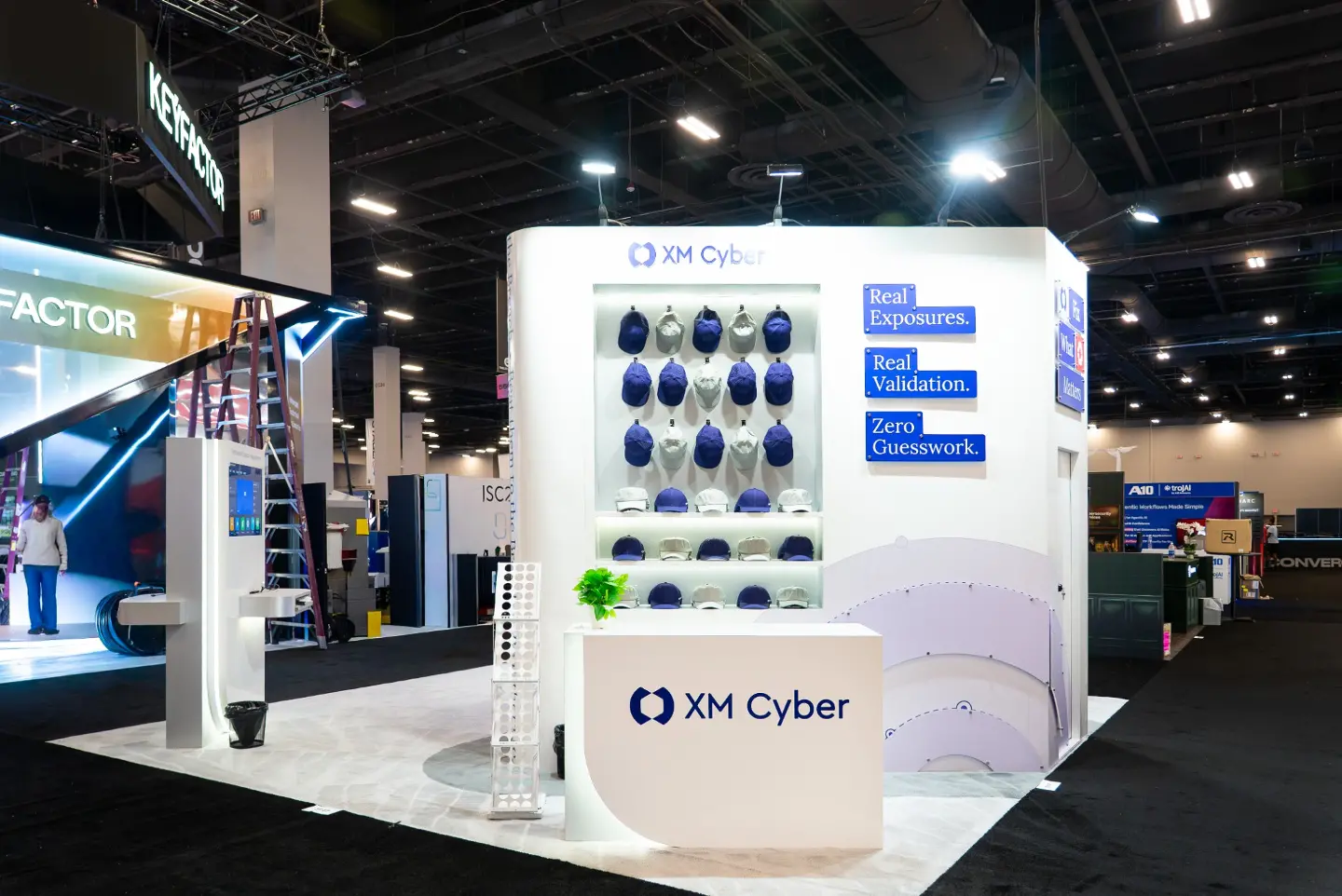 XM Cyber booth detail at Black Hat USA 2026
