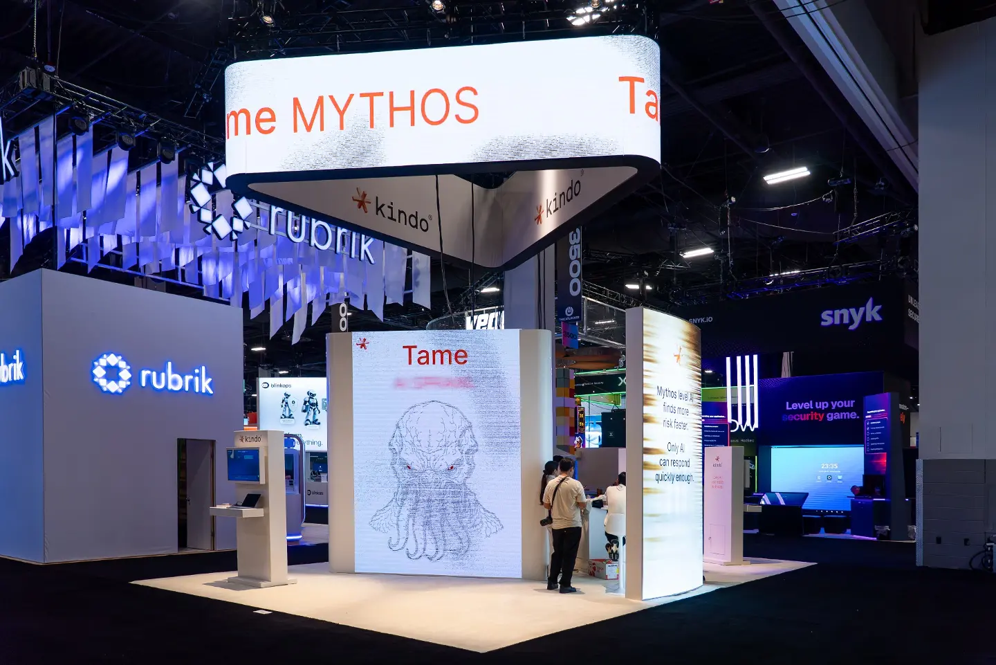 KINDO booth detail at Black Hat USA 2026
